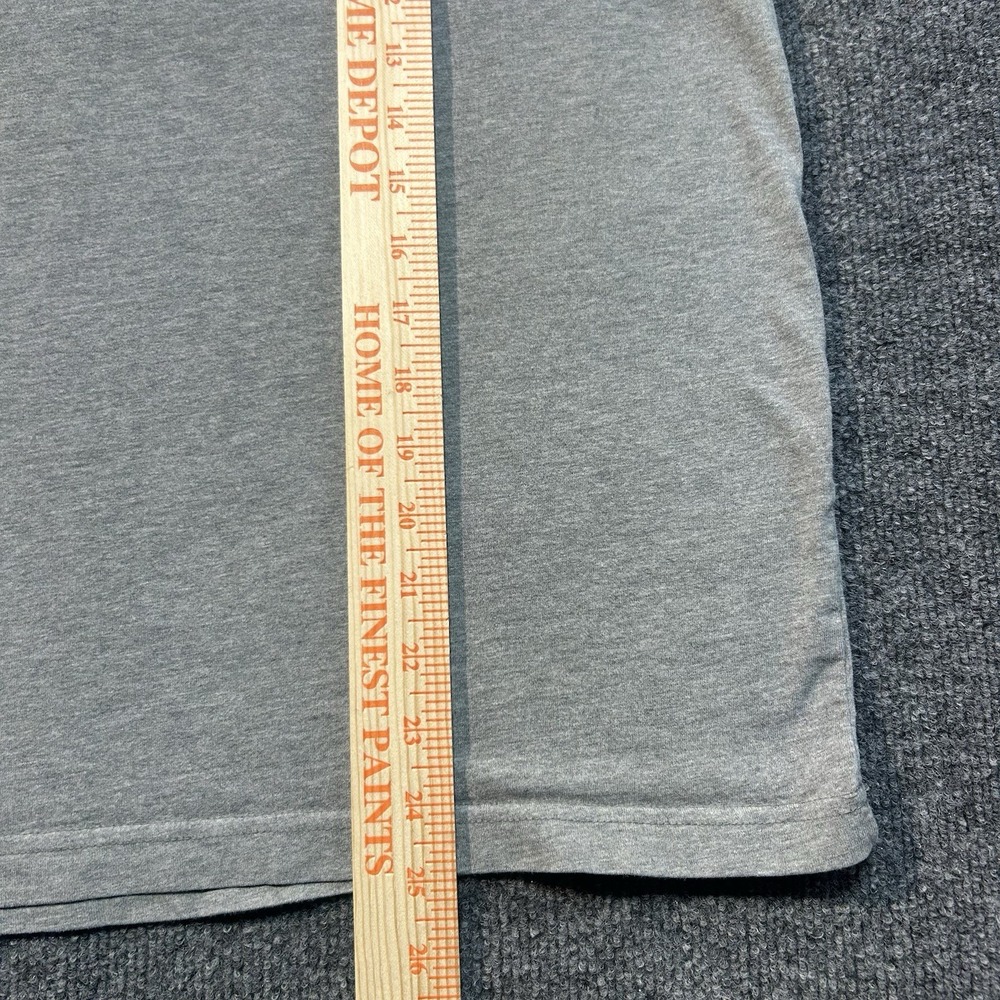 Puma Mens T-Shirt Black White Gray Block Logo L - Picture 5 of 9